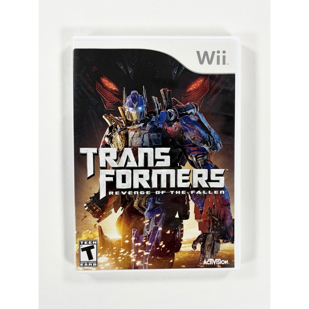 Transformers Revenge of the Fallen Nintendo Wii 2009 Complete CIB Case Manual